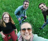 Das motivierte und kompetente Plattform-Team. V.l.n.r.: Fabienne Eugster, Pascal Wunderlin, Rebekka Gulde und Simon Bitterwolf. Das motivierte und kompetente Plattform-Team. V.l.n.r.: Fabienne Eugster, Pascal Wunderlin, Rebekka Gulde und Simon Bitterwolf.