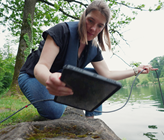 Naturwissenschaftlerin Kathrin Saribekyan bereitet die Probenahme vor
Foto: (c) VSA Naturwissenschaftlerin Kathrin Saribekyan bereitet die Probenahme vor
Foto: (c) VSA