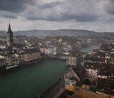 Das Schicksal des Regens im Stadtgebiet, z.B. in Zürich. (© AdobeStock) Das Schicksal des Regens im Stadtgebiet, z.B. in Zürich. (© AdobeStock)