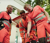 Shpend , Vasil und Kurt arbeiten als Entwässerungstechnologen bei der Fretz Kanal-Service AG.
Foto: Screenshot aus Video by brandaktuell/VSA Shpend , Vasil und Kurt arbeiten als Entwässerungstechnologen bei der Fretz Kanal-Service AG.
Foto: Screenshot aus Video by brandaktuell/VSA