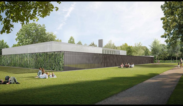 So soll das neue Seewasserwerk aussehen. (Quelle: Website ESB / Bild: Gebert Architekten)