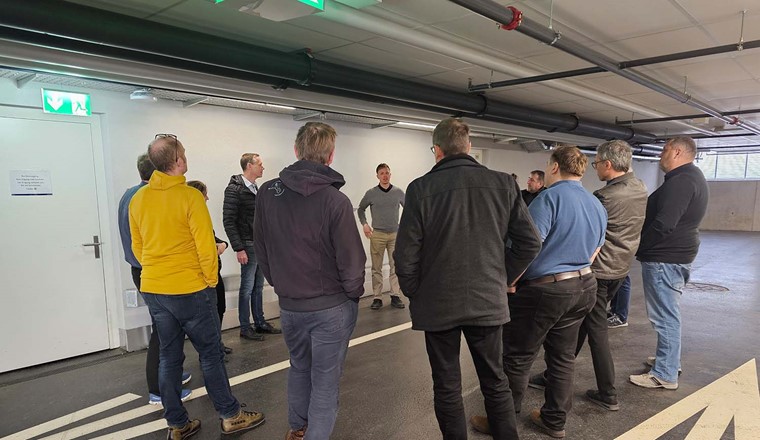 Besichtigungen der Anergiezentrale Kino West und der Energiezentrale ARA der IBC Chur.