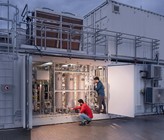 ICODOS, eine Ausgründung aus dem KIT, entwickelt vollintegrierte, vollautomatische und dynamisch betriebene E-Methanol-Anlagen. (Bild: KIT) ICODOS, eine Ausgründung aus dem KIT, entwickelt vollintegrierte, vollautomatische und dynamisch betriebene E-Methanol-Anlagen. (Bild: KIT)
