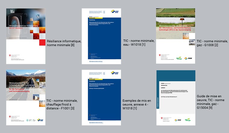 Fig.1 Documents TIC pour les branches de la SVGW
