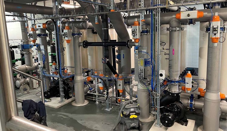 Die neue «SPAK-UF» -Filterhalle der SWG. (Bild: SWG)
