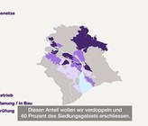 Das Fernwärmenetz soll bis 2040 verdoppelt werden und 60 % des Siedlungsgebietes abdecken. (Screenshot aus Videostatement der Stadt Zürich) Das Fernwärmenetz soll bis 2040 verdoppelt werden und 60 % des Siedlungsgebietes abdecken. (Screenshot aus Videostatement der Stadt Zürich)