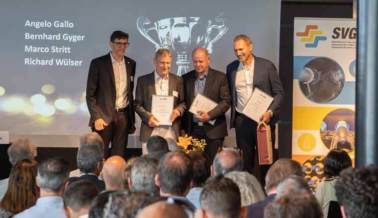 Michele Broggini, Richard Wülser, Bernhard Gyger und Angelo Gallo