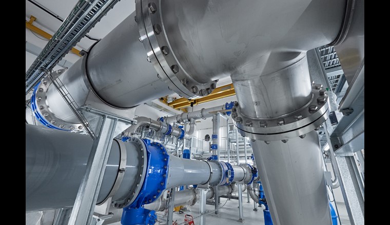 Schieber- und Pumpenraum. (© Stöh Grünig/Wasserverbund Region Bern AG)