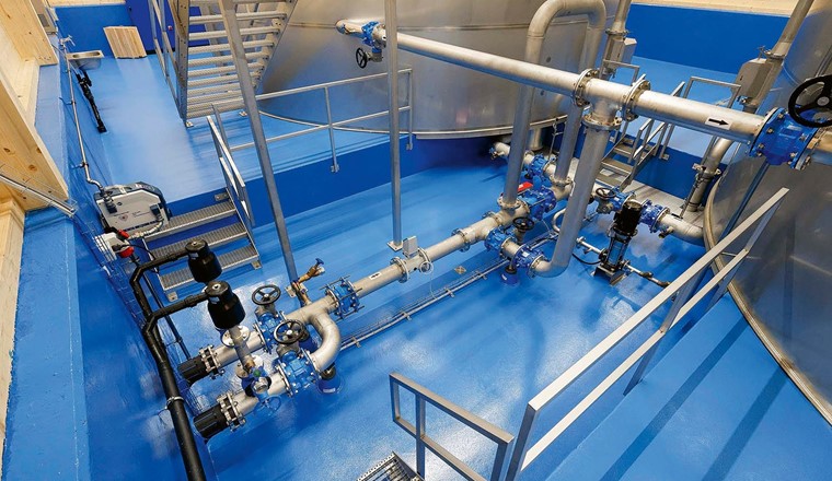 Fig. 3 Blick in den Rohrkeller.