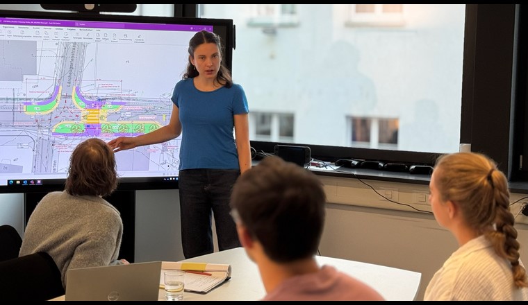 Projektleiterin Schwammstadt Noëmie Probst. Foto Neoviso/VSA