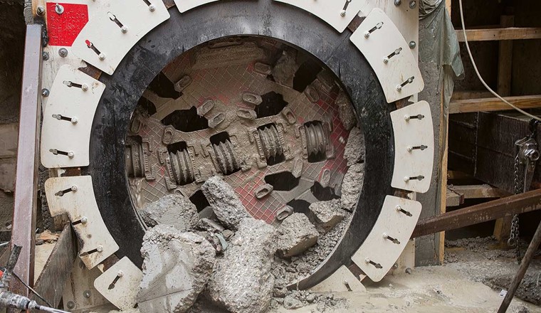 Fig. 4 Durchstich Zielschacht Industriestrasse. (© Tincan)