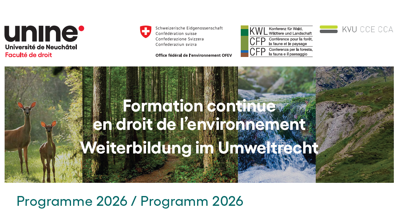 Weiterbildung im Umweltrecht