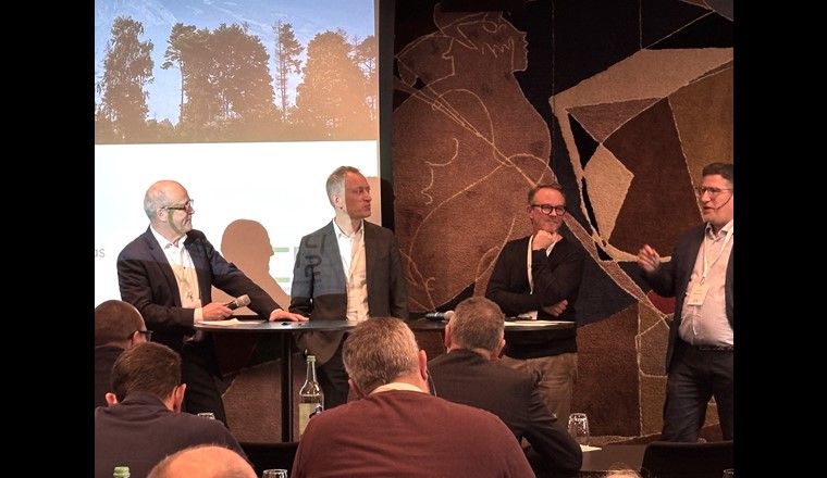 Stephan Marty, Präsident Swissgas, Arthur Janssen, CEO GVM, Gilles Verdan, Directeur général Gaznat.