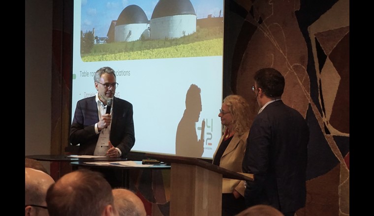 Diego Modolell, SVGW-Vizedirektor, Daniela Decurtins, Direktorin VSG.