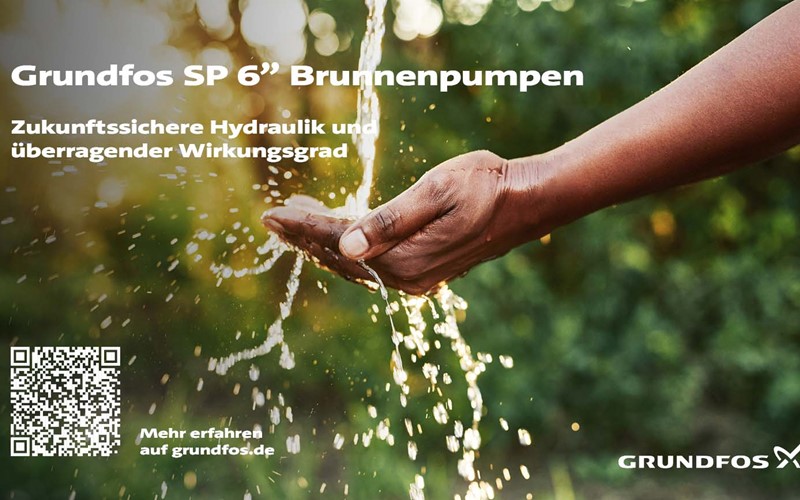 Erleben Sie den Unterschied mit der der Grundfos SP 6"-Brunnenpumpe