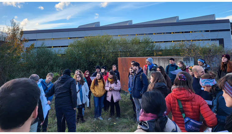 Abbildung 3: Impressionen vom Herbstanlass 2025 in Porrentruy. Fokus: Integrale Bewirtschaftung - ARA / Kanalnetz / Gewässer. © VSA