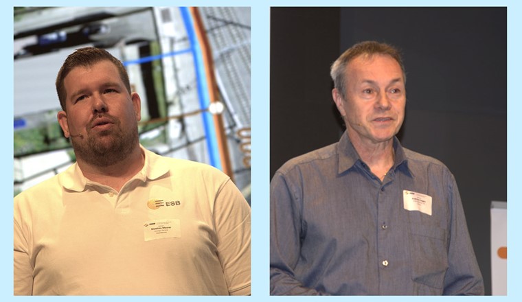 Matthias Maurer (Energie Service Biel) und Andreas Degen (AEW Energie AG) (v.l.n.r.)