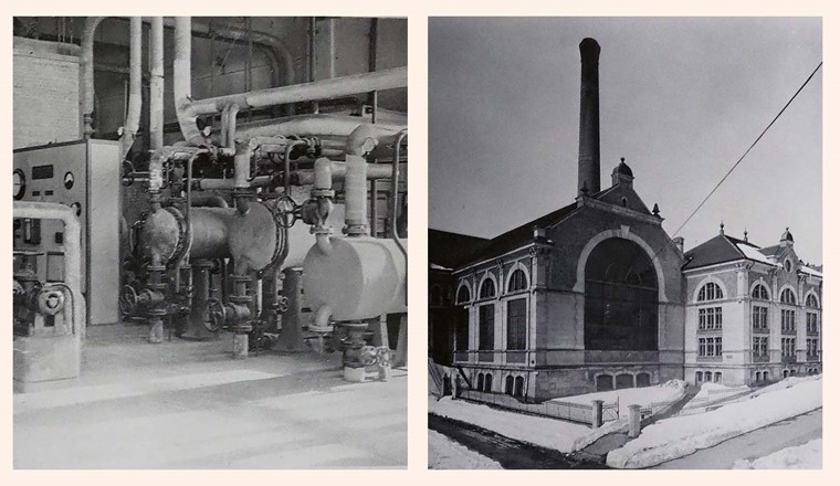 Fig. 1 Dans la chaufferie située dans les locaux de l’usine électrique de La Chaux-de-Fonds, l’installation thermique a été modifiée et une chaufferie dédiée au chauffage à distance a été créée.