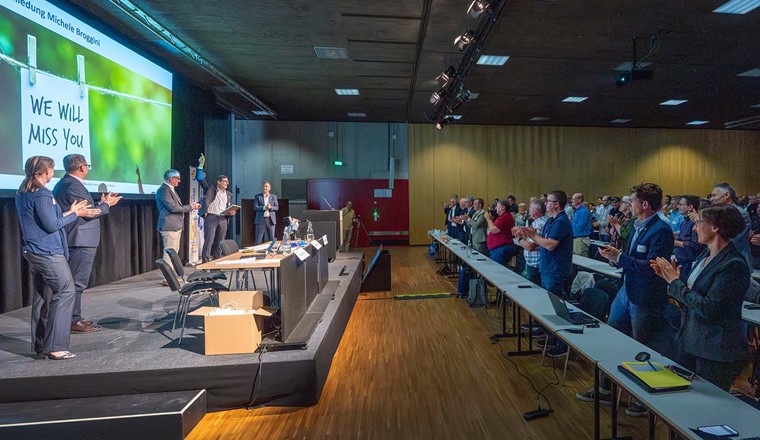 Standing Ovation für Michele Broggini.