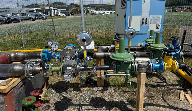 Ein Teil der Anlagen des Praxislabors H2 von Energie 360°.