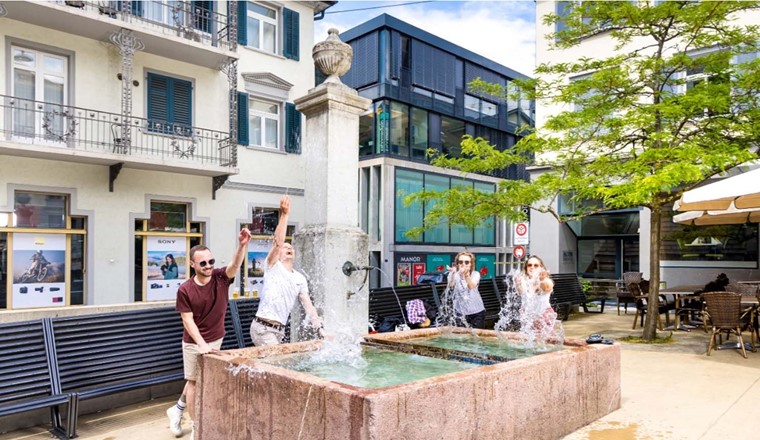 Brunnen-Challange in St.Gallen ©SGSW