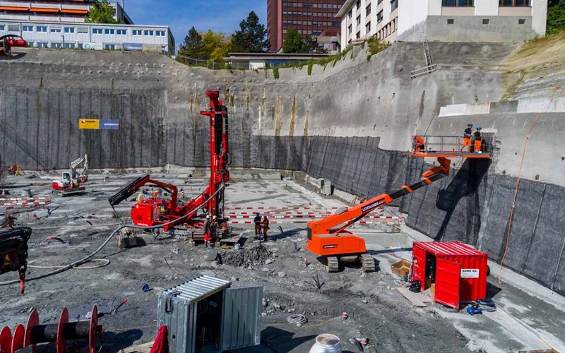 Luzerner Kantonsspital versorgt Gebäude mit 800 Erdsonden