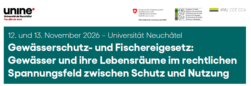 Gewässerschutz- und Fischereigesetz: Gewässer und ihre Lebensräume im rechtlichen Spannungsfeld zwischen Schutz und Nutzung