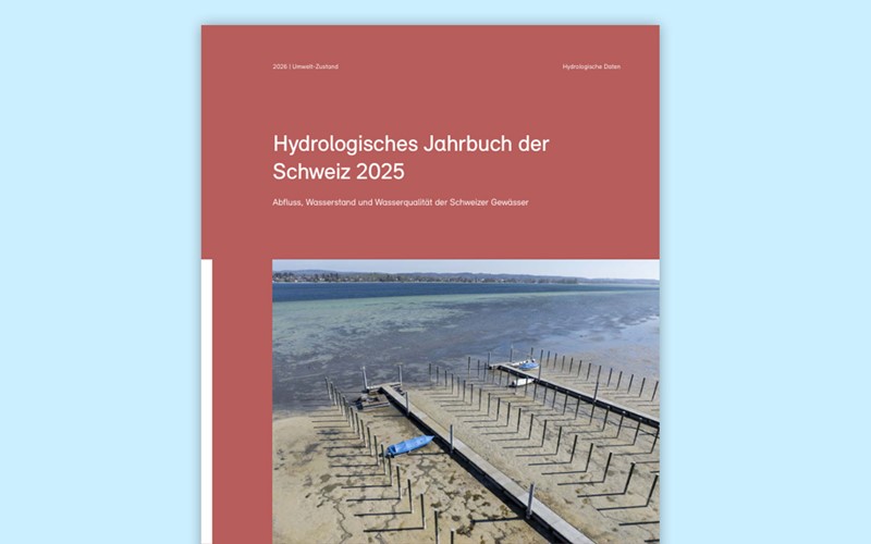 Hydrologisches Jahrbuch der Schweiz 2025 veröffentlicht