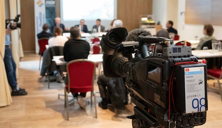 Die Schweizer Medien zeigten ein reges Interesse. © SVGW