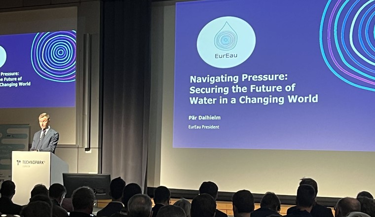 Pär Dalhielm, President EurEau: There are two principles: Pollution must always be prevented at the source wherever possible and polluters must pay for pollution.