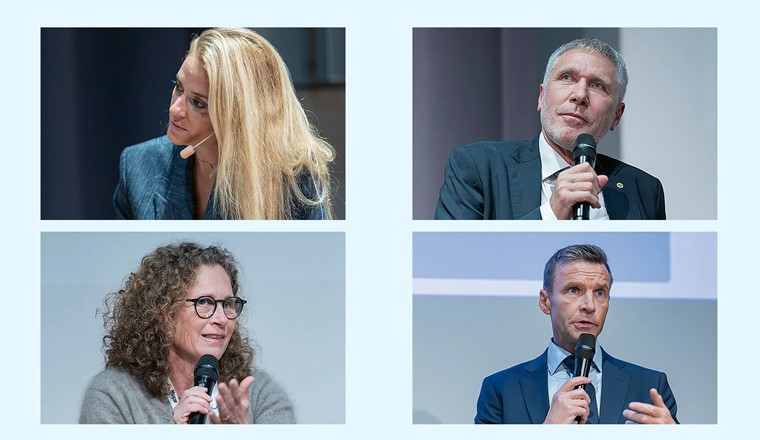 (oben - v.l.n.r.) Christa Rigozzi; Raffaele Domeniconi (unten - v.l.n.r.) Anja Herlyn; Pär Dalhielm