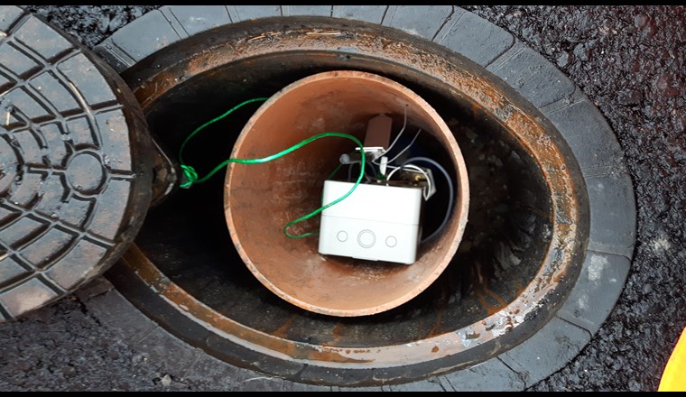 Installation de la première sonde sur le réseau