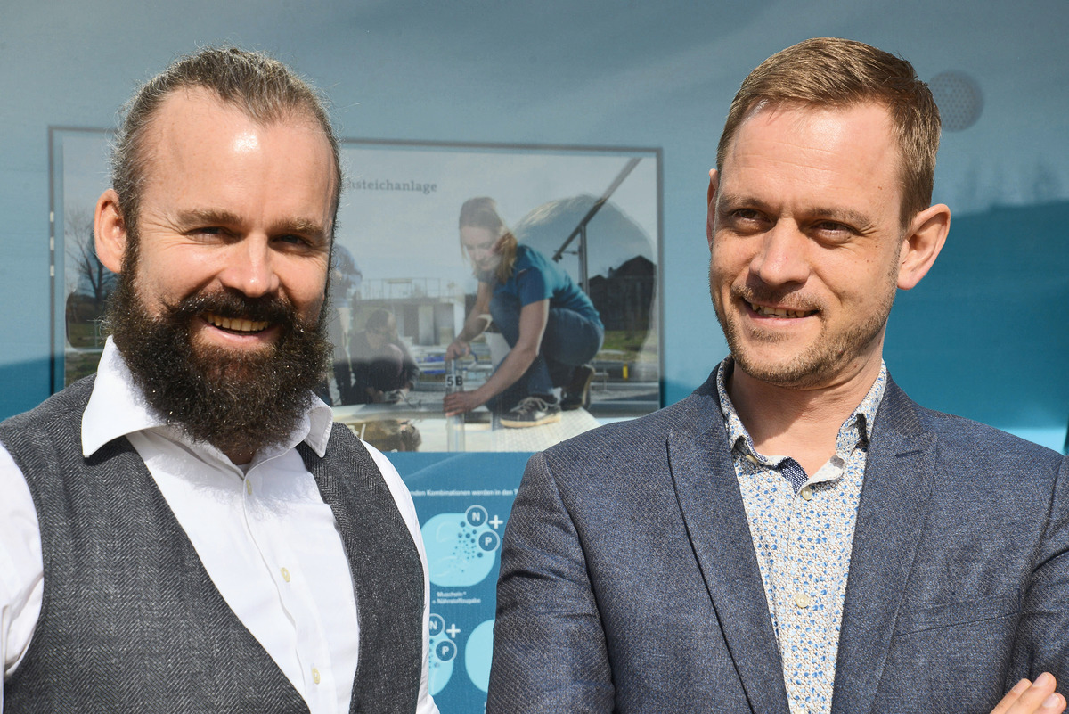 Frederik Hammes und Stefan Kötzsch plädieren für mehr Aufmerksamkeit gegenüber Trinkwasserinstallationen in Gebäuden.