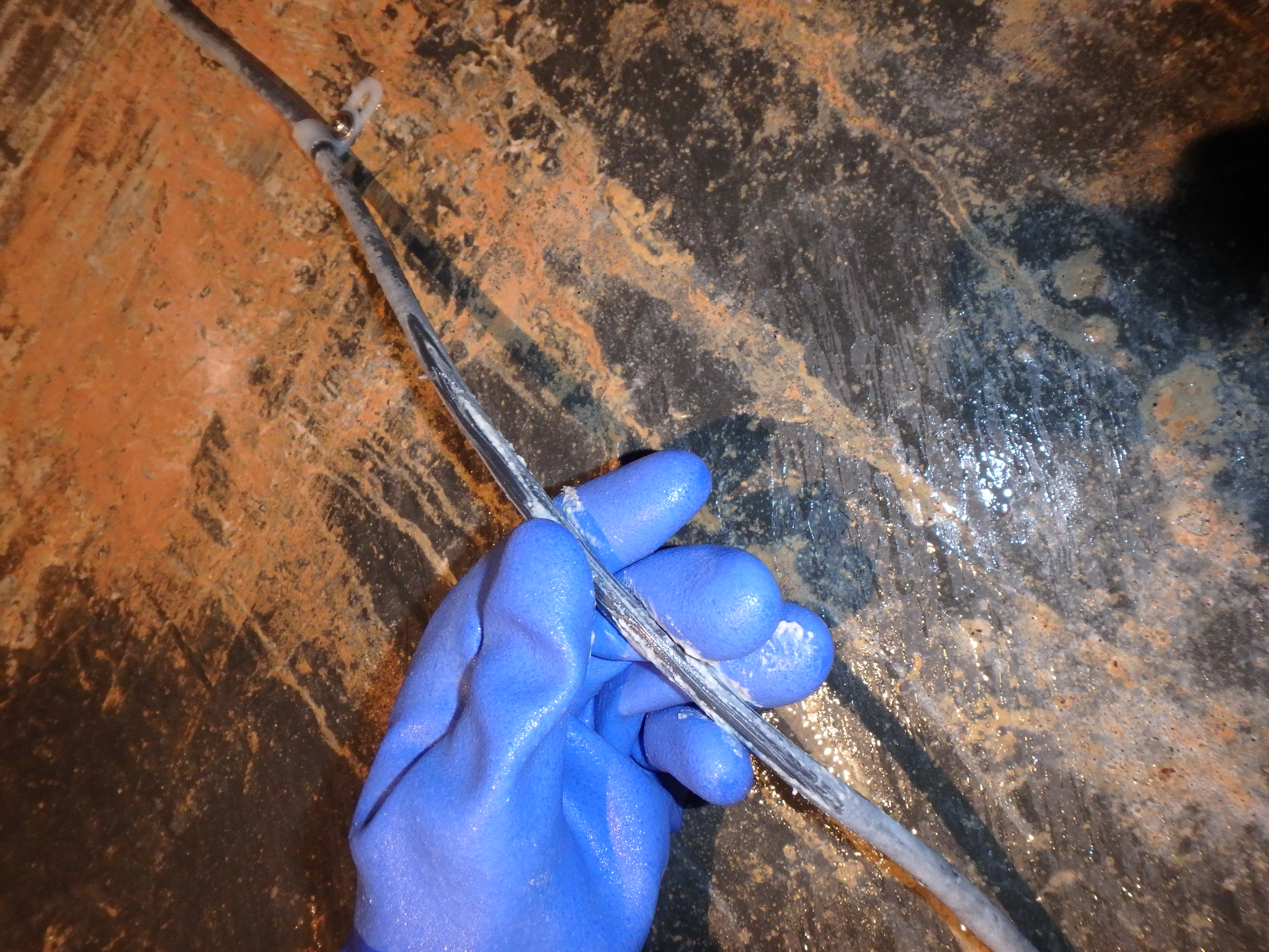 Mikrobiologische Ablagerungen auf Elektrokabeln zählen zu den Auffälligkeiten mit Abklärungs- und Verbesserungsbedarf …