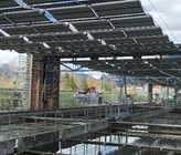Die ARA Chur ist die weltweit erste ARA mit Solarfaltdach über den Klärbecken. Die ARA Chur ist die weltweit erste ARA mit Solarfaltdach über den Klärbecken.