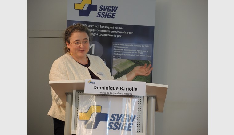 Dominique Barjolle, Leiterin der Abteilung für Landwirtschaft und Weinbau des Kantons Waadt