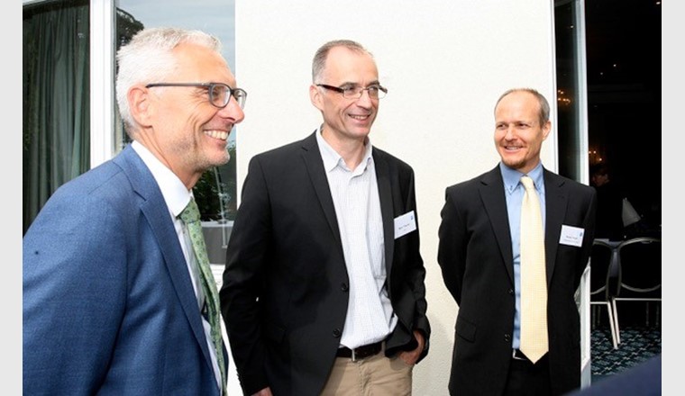 Die drei Präsidenten der AWBR, Prof. Dr. Matthias Maier aus Deutschland, Marc Thieriot aus Frankreich und Roman Wiget aus der Schweiz (v.l.n.r.), beim Festakt am 15. Juni in Konstanz. Bild: AWBR