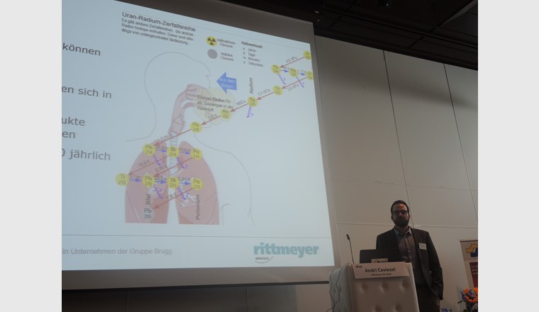 Andri Caviezel von der Rittmeyer AG in Baar: "Ist Radon die unsichtbare Gefahr aus dem Untergrund?"