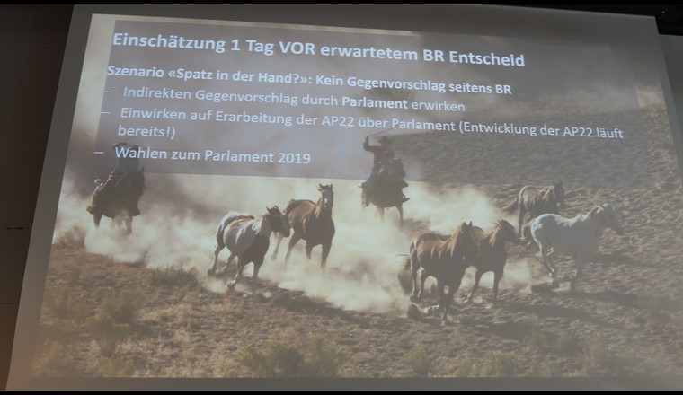 ... über «High Noon im Trinkwasser Ressourcenschutz». 