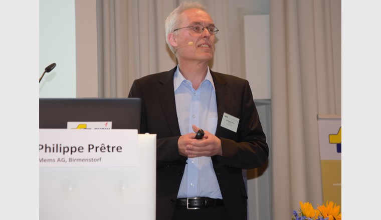 Phillippe Prêtre, Technischer Direktor bei der Mems AG.