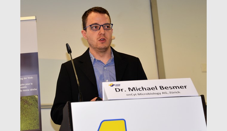 ... es folgte ein Vortrag zur automatisierten Online-Durchflusszytometrie von Michael Besmer. 