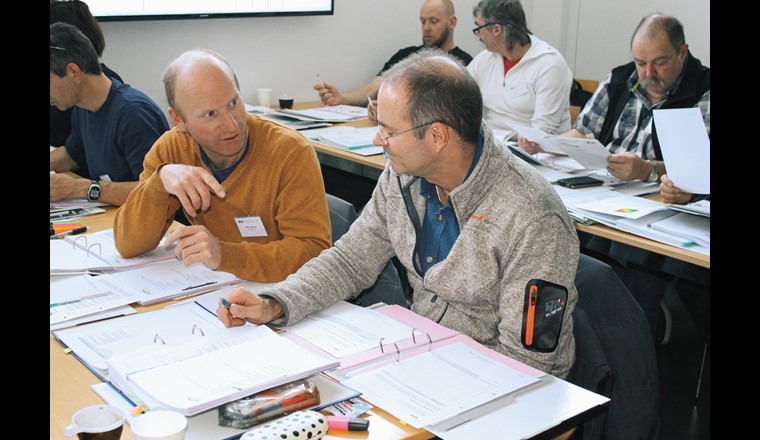 Teilnehmer am Workshop zur Richtline W12.