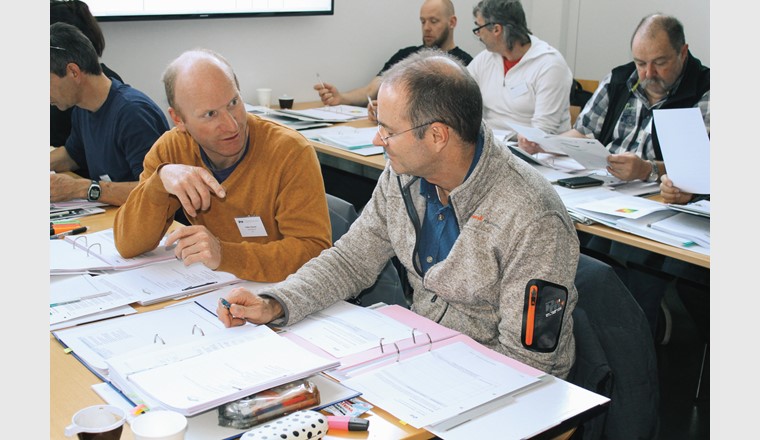 Teilnehmer am Workshop zur Richtline W12.