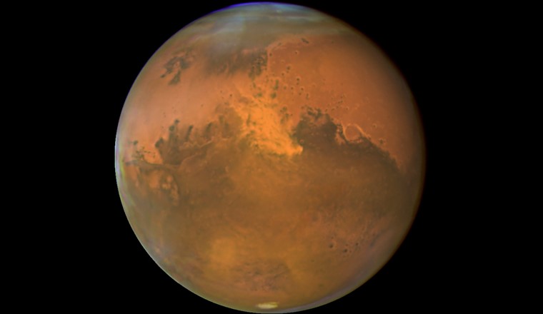 Auf dem Mars wurde nun fliessendes Wasser gefunden.  Foto: Wikipedia 