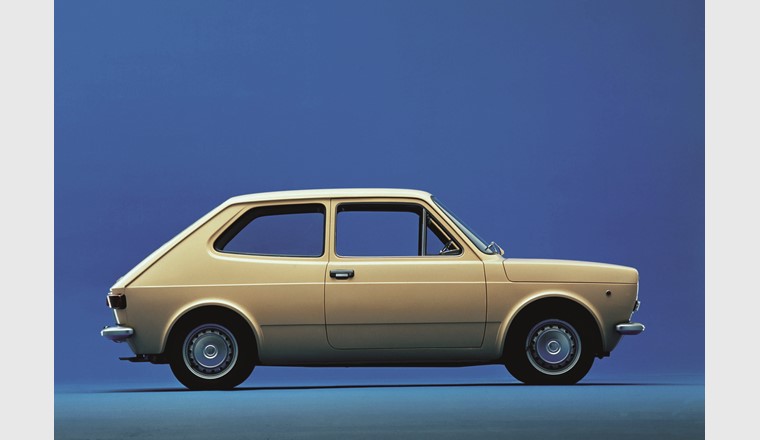 Der trendige Fiat 127 war mit einem WKK-kompatiblen Antriebsmotor unterwegs.