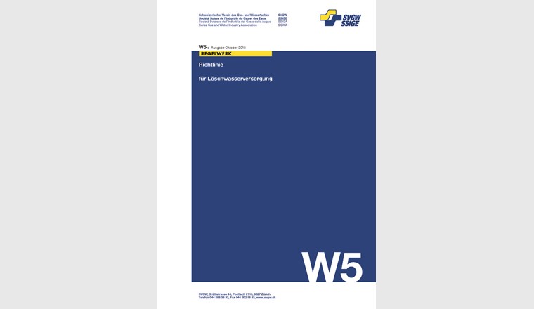 La W5 révisée est entrée en vigueur le 1er octobre. Elle est disponible en allemand et en français dans la boutique SSIGE. La version italienne est en projet. www.svgw.ch/shop