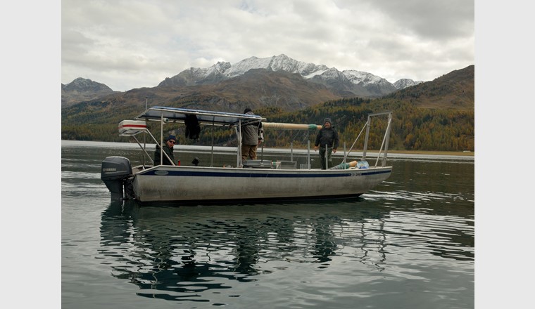 In der Hälfte der grössten Schweizer Seen sind die Sauerstoffkonzentrationen tiefer als es die Gewässerschutzverordnung vorschreibt. (Foto: Eawag)