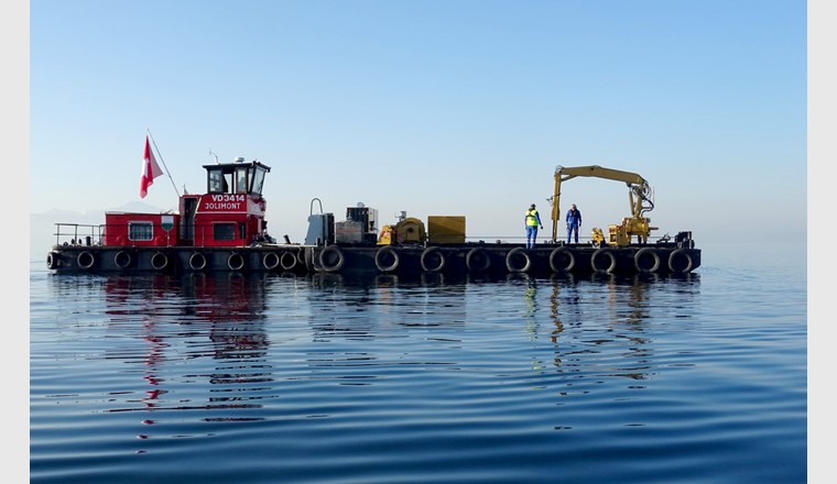 Auf dem Genfer See werden derzeit ökologische Vorgänge sowie die Wechselwirkungen zwischen Wasser und Atmosphäre untersucht. (Foto: Eawag/Natacha  Pache)