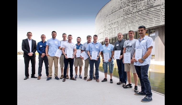 La remise des certificats aux diplômés des cours «chef/cheffe d’équipe SSIGE».