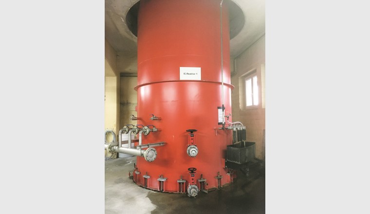 Biogasreaktor der ARA